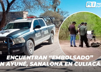 Encuentran “embolsado” en Ayuné, Sanalona en Culiacán