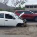 Fuerte accidente vial deja daños materiales al sur de la ciudad