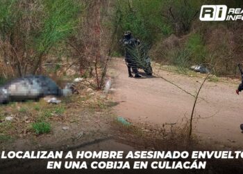 Localizan a hombre asesinado envuelto en una cobija en Culiacán