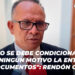 “No se debe condicionar bajo ningún motivo la entrega de documentos”: Rendón Gómez