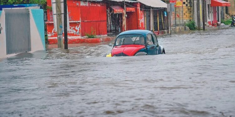 El sureste sigue bajo el agua debido a las intensas lluvias