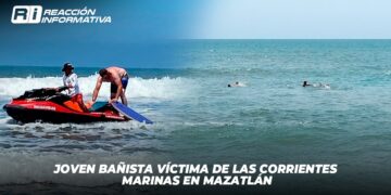 Joven Bañista Víctima de las Corrientes Marinas en Mazatlán