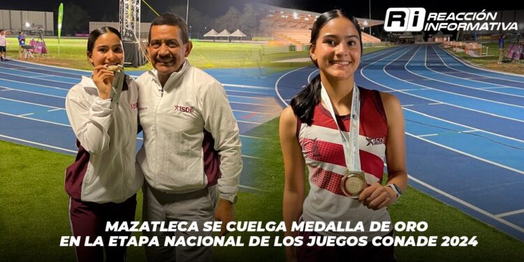 Mazatleca se cuelga medalla de oro en la etapa nacional de los juegos Conade 2024