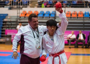Se baña en oro, Kaito Yoshii, en los Nacionales Conade de Karate