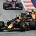 Checo Pérez, séptimo en el GP de Austria, la carrera que perdieron Verstappen y Norris; ganó Russell