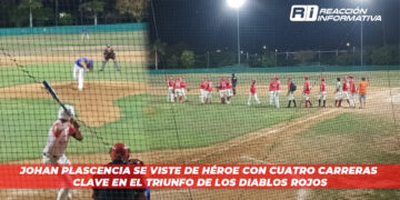 Johan Plascencia se viste de héroe con cuatro carreras clave en el triunfo de los Diablos Rojos