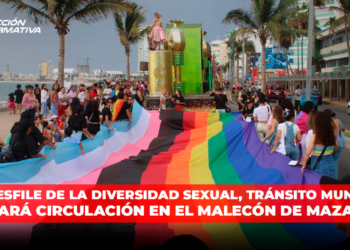 Por desfile de la Diversidad Sexual, Tránsito Municipal cerrará circulación en el malecón de Mazatlán
