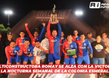 Multiconstructora Romay se alza con la victoria en la Nocturna Semanal de la Colonia Esmeralda