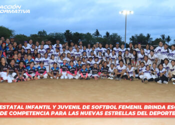 Torneo Estatal Infantil y Juvenil de Softbol Femenil Brinda Escenario de Competencia para las Nuevas Estrellas del Deporte