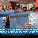 El candidato a la presidencia municipal Memo Romero ejerce su voto en Mazatlán