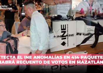 Detecta el INE anomalías en 414 paquetes, habrá recuento de votos en Mazatlán