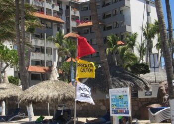Aparecen quemadores en playas mazatlecas, además continúa presentándose Mar de Fondo