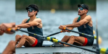 La dupla mexicana de Alexis López y Miguel Carballo gana la plata en Copa del Mundo de Remo