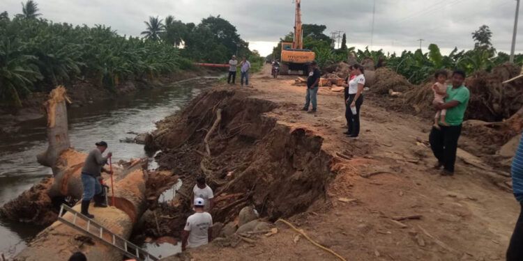 Lluvias dejan afectaciones en 44 municipios de Chiapas