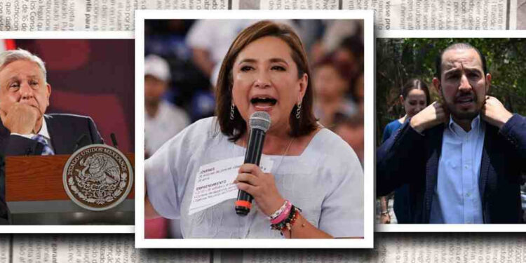 AMLO y Marko Cortés deben replantear su masculinidad: Xóchitl Gálvez