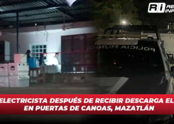 Muere electricista después de recibir descarga eléctrica en Puertas de Canoas, Mazatlán