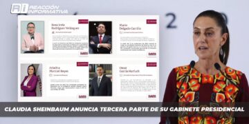 Claudia Sheinbaum anuncia tercera parte de su gabinete presidencial