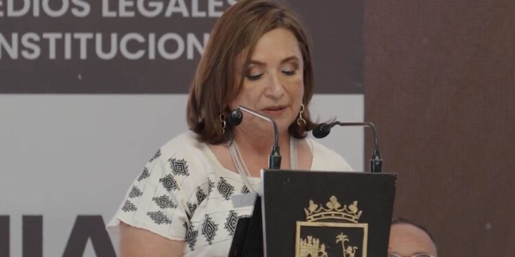 La excandidata presidencial Xóchitl Gálvez afirmó que el Poder judicial sí se toca con una reforma, “pero para perfeccionarlo, no para destruirlo”