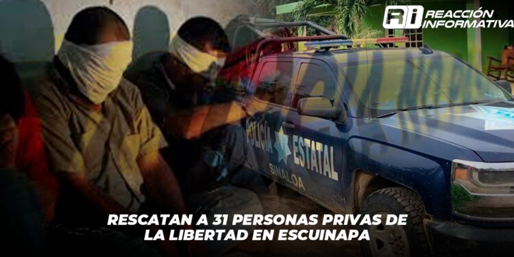 Rescatan a 31 personas privas de la libertad en Escuinapa