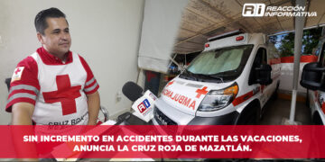 Sin incremento en accidentes durante las vacaciones,  anuncia la Cruz Roja de Mazatlán