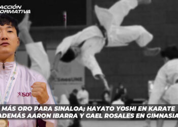 Más oro para Sinaloa; Hayato Yoshi en Karate además Aaron Ibarra y Gael Rosales en Gimnasia.