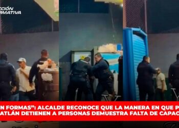 “No son formas”: Alcalde reconoce que la manera en que policías de Mazatlán detienen a personas demuestra falta de capacitación
