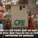 ¡Que nadie use la luz para que no haya apagones! Alcalde dice que fallas de la CFE es por repuntes de energía
