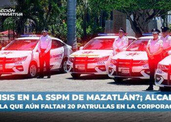 ¿Crisis en la SSPM de Mazatlán?; Alcalde revela que aún faltan 20 patrullas en la corporación