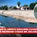 Urge limpiar el Arroyo Jabalines; lluvias y aguas negras inundan casas de Jacarandas