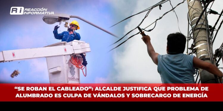 “Se roban el cableado”: Alcalde justifica que problema de alumbrado es culpa de vándalos y sobrecargo de energía