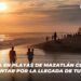 Afluencia en playas de Mazatlán comienza a aumentar por la llegada de turismo