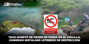 Tras muerte de joven en presa de El Chilillo, gobierno instalará letreros que restrinjan acceso a aguas prohibidas