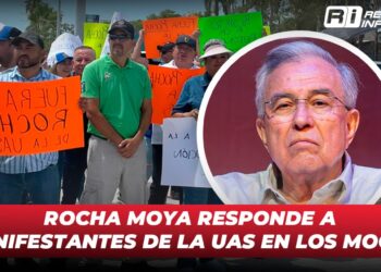Rocha Moya responde a manifestantes de la UAS en Los Mochis