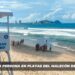Rescatan a persona en playas del malecón de Mazatlán