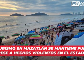 El turismo en Mazatlán se mantiene fuerte pese a hechos violentos en el estado