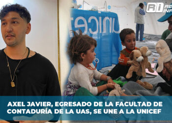 Axel Javier, egresado de la Facultad de Contaduría de la UAS, se une a la UNICEF.