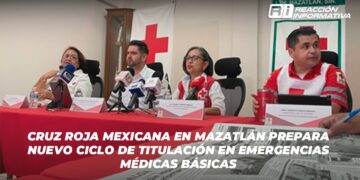 Cruz Roja Mexicana en Mazatlán prepara nuevo ciclo de titulación en Emergencias Médicas Básicas