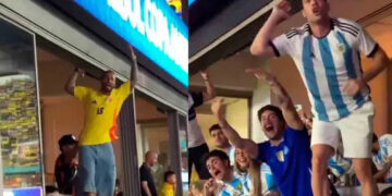 Maluma pelea con aficionados argentinos al final de la Copa América