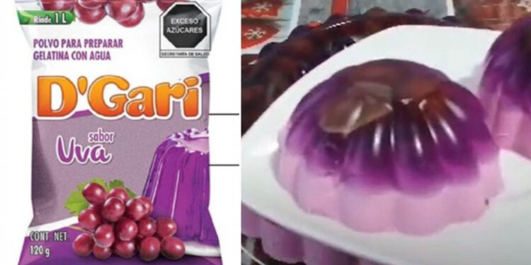 Gelatina D’Gari sabor uva: alertan sobre su consumo en niños, podría causar enfermedades graves