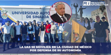 La UAS se moviliza en la Ciudad de México por defensa de su autonomía