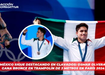 México sigue destacando en clavados: Osmar Olvera gana bronce en trampolín de 3 metros en París 2024