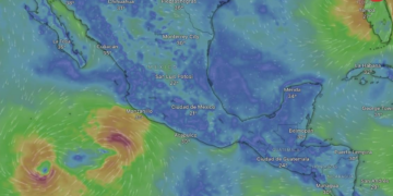 Cinco ciclones ‘RODEAN’ México al mismo tiempo; así se ven las tormentas tropicales | FOTO