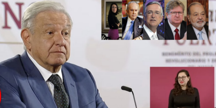 Pide AMLO a Carlos Slim y a otros 4 empresarios más ricos de México opinen sobre reforma al Poder Judicial