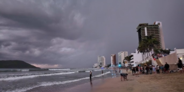 Se pronostica un miércoles con lluvia débil y cielo parcialmente nuboso en Mazatlán
