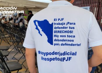 “Jueces no deben ser definidos por medio de tómbolas”, realizan trabajadores del Poder Judicial paro indefinido de labores