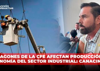 Apagones de la CFE afectan producción y economía del sector comercio: CANACINTRA