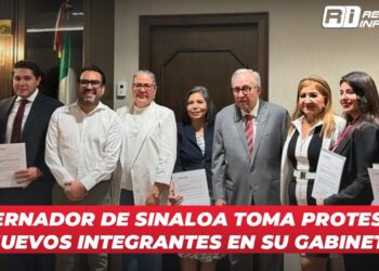 Gobernador de Sinaloa toma protesta a nuevos integrantes en su gabinete