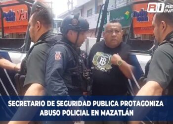 Secretario de Seguridad Publica protagoniza abuso policial en Mazatlán