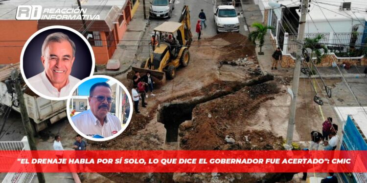 “El drenaje habla por sí solo, lo que dice el gobernador fue acertado”: CMIC