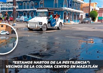 “Estamos hartos de la pestilencia”: Vecinos de la colonia Centro en Mazatlán